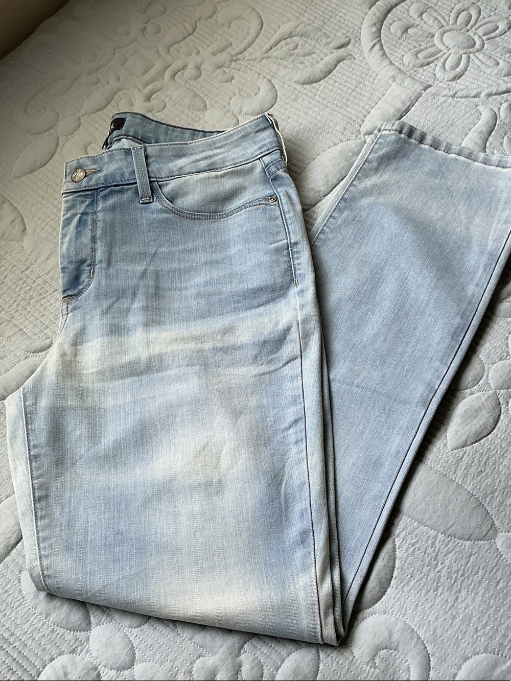 NYDJ Light Blue Denim High-Rise "Sheri Slim" Jeans NWOT
